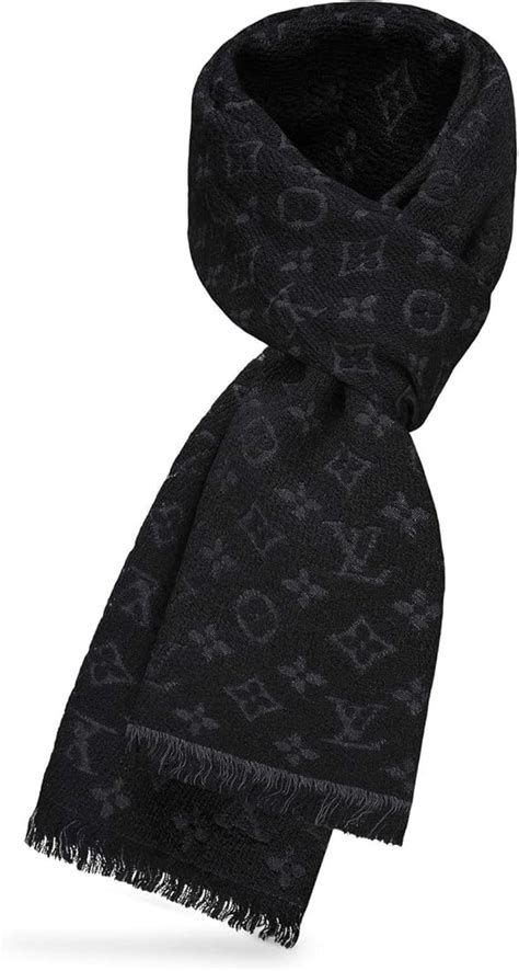 black lv scarf|louis vuitton black scarves.